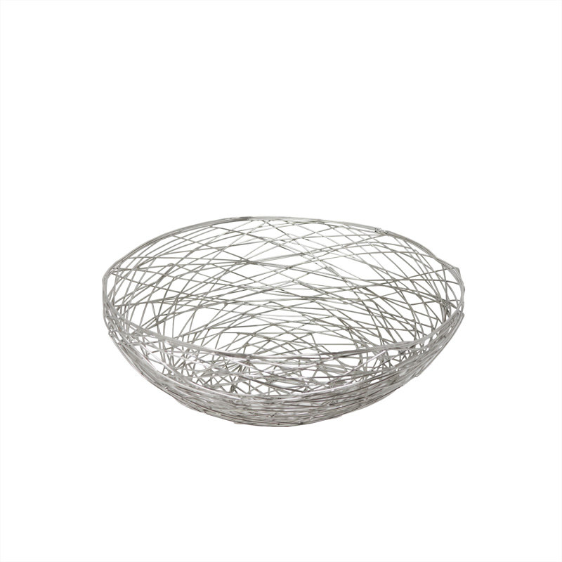 Bol décoratif en métal, Argent