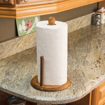 Wayfair Basics® Stainless Steel Freestanding Paper Towel Holder