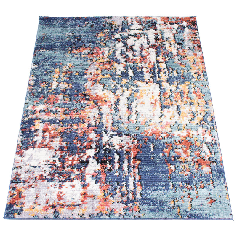 Abstract Indoor Rug, Rectangle 8' x 10'