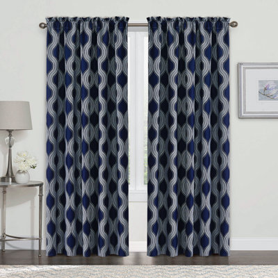 Semi Sheer Curtain Pair