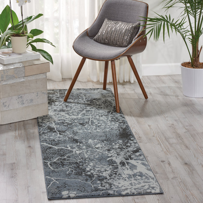 Nornton Abstract Area Rug, Runner 66 x 229cm
