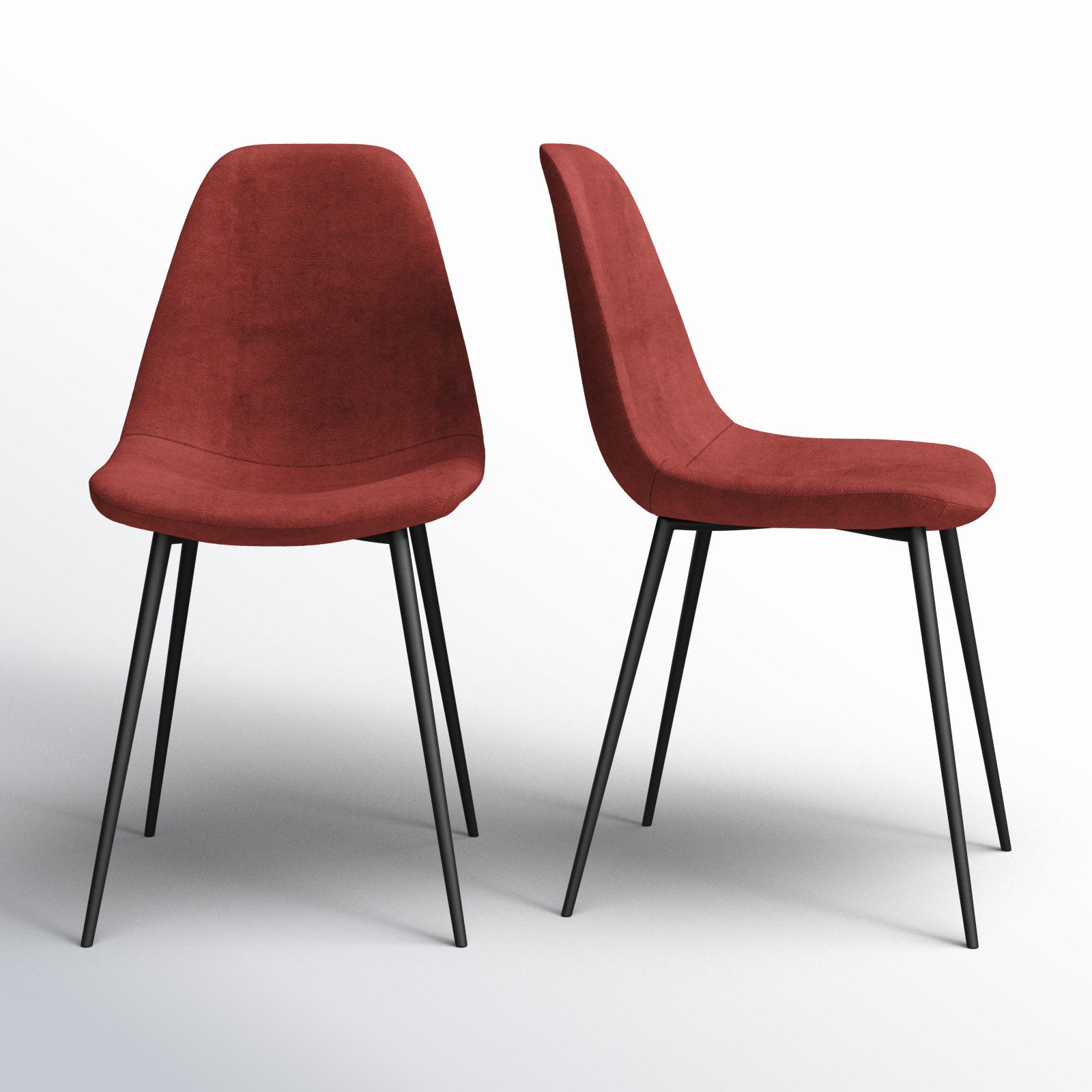 Kody Velvet Dining Chair, Bella Claret Performance Velvet