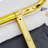 Modern Minimalist Single Person Sofa Chair With Golden Metal Legs. Suitable For Living Room-1608251225