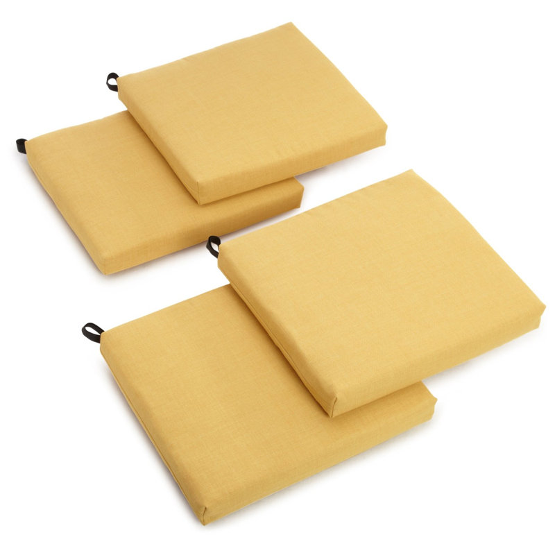 Outdoor 3'' Seat Cushion, Lemon