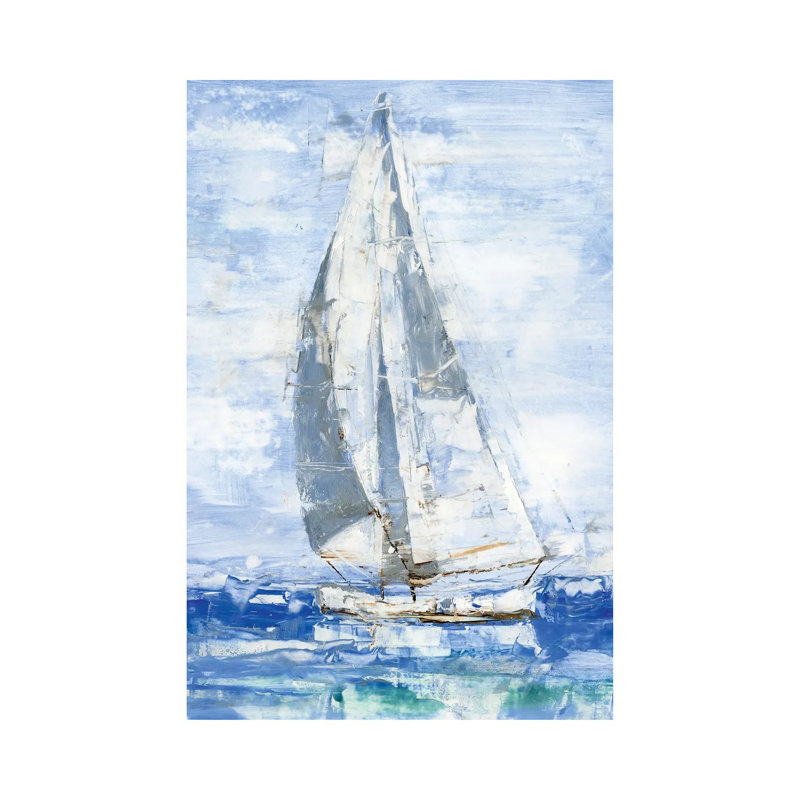 Blue Sails I by Ethan Harper - Wrapped Canvas Gallery-Wrapped Canvas Giclée, 66.04 cm H x 45.72 cm W