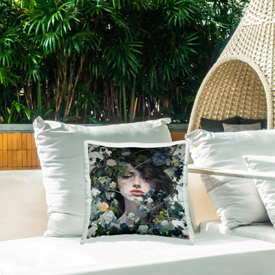 Coussin intérieur/extérieur Floral