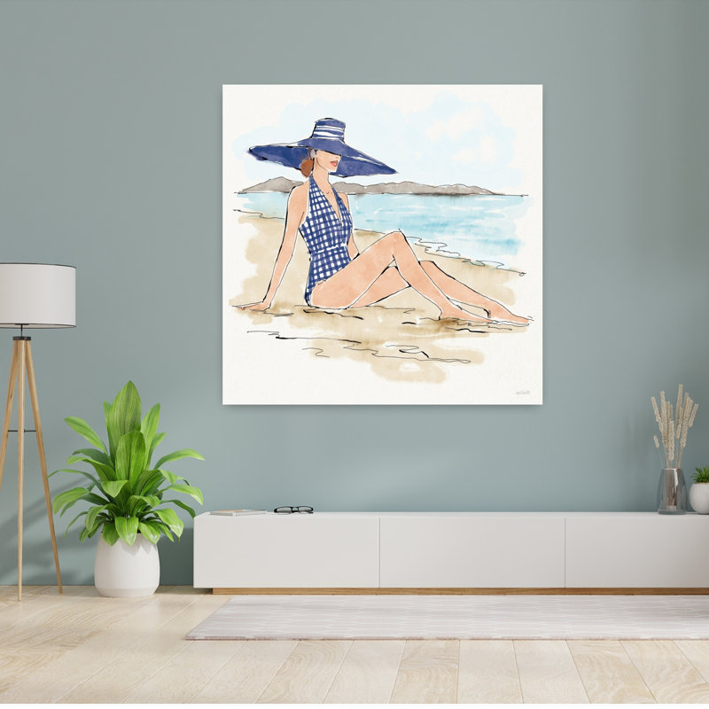 «Bathing Beauties I Coastal Art», H 48 po x l 48 po