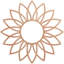 Médaillon de plafond en bois Daisy-59356313-59356295