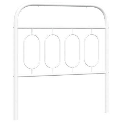 Argimiro Metal Headboard White 90 cm