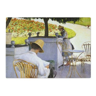 The Trees by Gustave Caillebotte Chopping Board