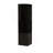 Syrah Corner Bar Cabinet, Eight Bottle Cubbies, Double Door, Two Open Shelves -Black-202015985