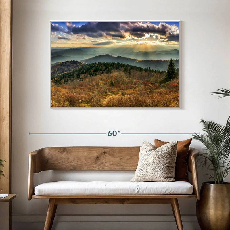 Parc national des Great Smoky Mountains, Cadre flottant blanc, 46 po x 31 po