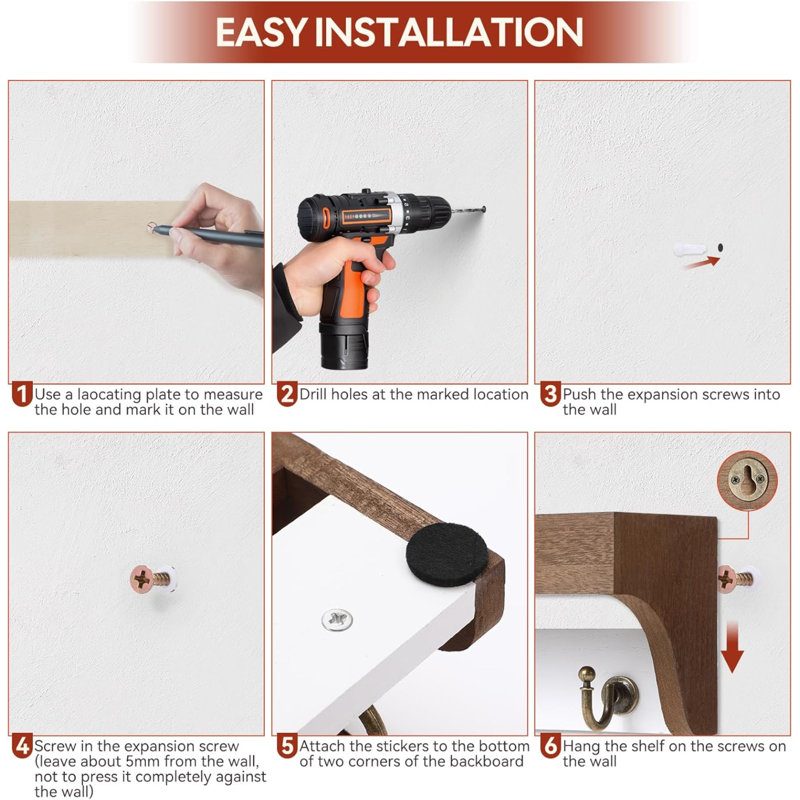 Jaymalin Metal Wall Organizer