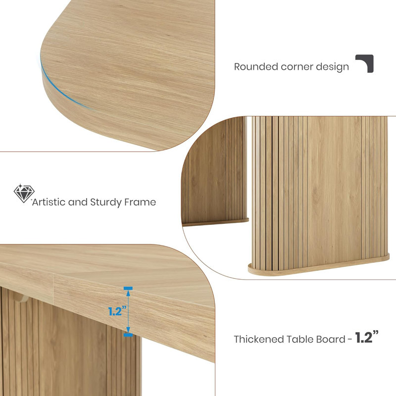 table, Natural Wood