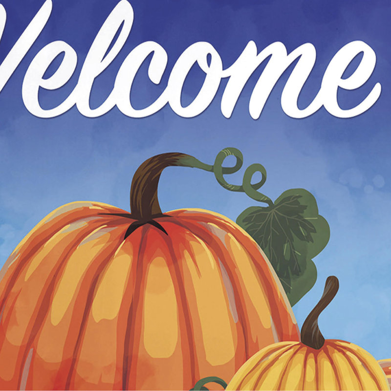 Drapeau de maison Welcome