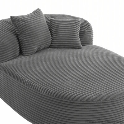 Méridienne moderne avec deux coussins
