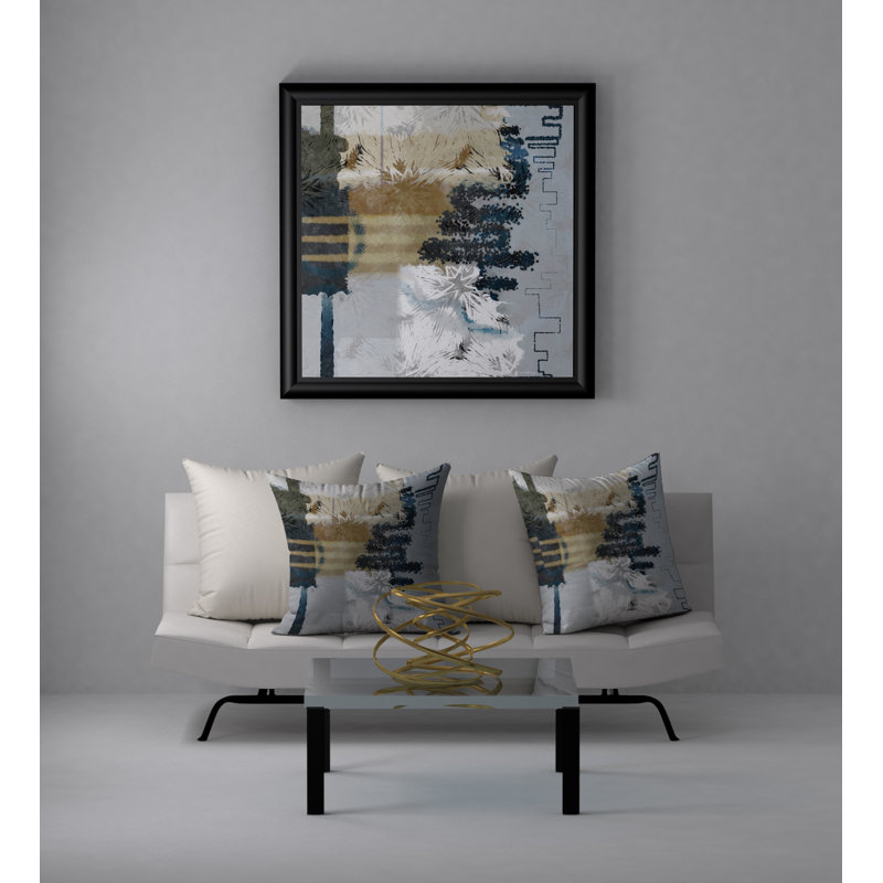 Petite housse de coussin carrée rêvée/insert, H 20 po x l 20 po