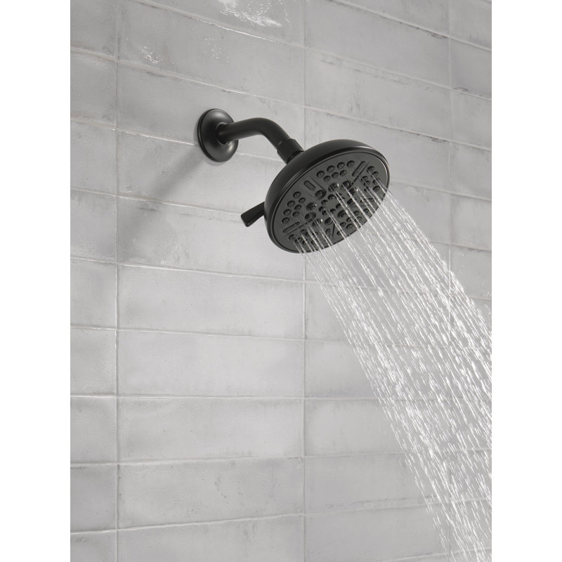 Standard Adjustable Shower Head, Matte Black