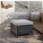Fiorillo 6-Piece Outdoor Patio Conversation Set With 5" Thick Cushions And 2 Swivel Chairs-1895898378