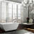 Luscombe 59'' x 30'' Soaking Acrylic Bathtub