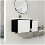 Armoire de salle de bain murale en céramique 40 po