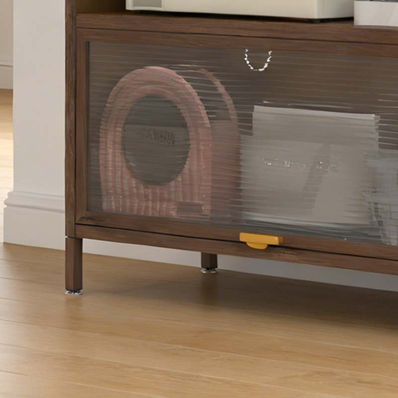 Armoire d'appoint 44 po en métal avec 3 portes rabattables