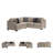 Akef Upholstered L-Shaped Sectional Left Hand Facing-1481560461