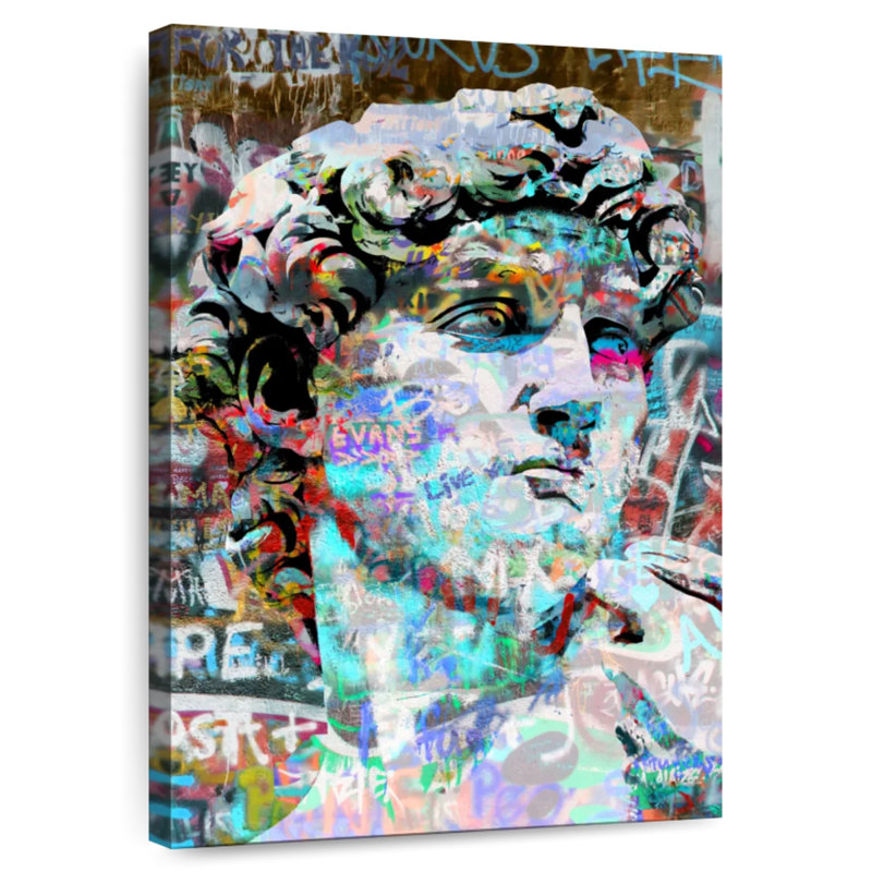 Leisha David Heavy Graffiti, 48" H x 32" W