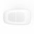 51-Inch Freestanding Solid Surface Deep Soaking Bathroom Bathtub With Seat