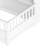 A Twin-Sized Wooden Floor Bed With A Fence-Style Guardrail, Side Storage Decorative Function, And The Color Is White-1535626900-1535626902