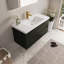 Meuble-lavabo mural 42 po avec lavabo, armoire de rangement flottante avec comptoir en résine de pierre et tiroirs à fermeture en douceur entièrement assemblés-1627649365
