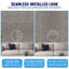 Panneau mural gris foncé Falkirk Irvine II 23,6 po x 47,2 po SPC (paquet de 4)-118110619