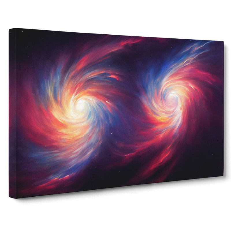 Colourful Cosmos Vol.2 - Wrapped Canvas Print, 35cm H x 50cm W x 3cm D