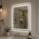 Currin 30 in. W x 36 in. H Rectangular Frameless LED Wall Bathroom Vanity Mirror