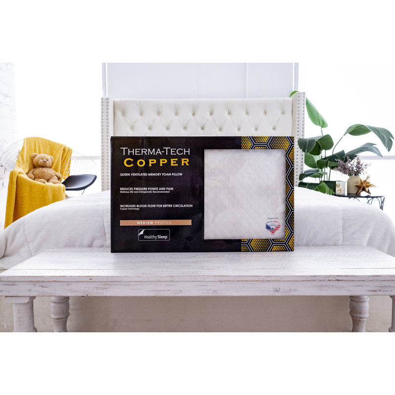 Sommeil sain Therma-Tech avec coussin en cuivre, Grand