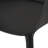 Azalea Outdoor Chair - , Strong Frame, Modern Design, Black Polypropylene, 23In Depth, 21.5In Width, 33In Height, 12.2Lb Weight Azalea, Weather Resistance, 23.46In 21.74In 33.94In