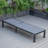 Marlin Modern Aluminum Outdoor Reclining Chaise Lounge - Weather-Resistant Sling Patio Chair for Poolside & Sunbathing-943377676-943377678
