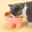 Bol surélevé en plastique pour animaux et eau pour chats et chiens, rose-131407851
