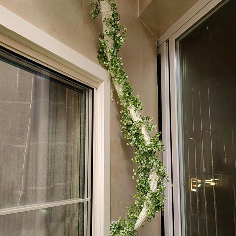 4 pièces de 67 po de long suspendues au mur plantes suspendues vigne bande de simulation plante artificielle décoration de la maison