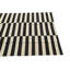 Tapis noir et blanc Ousley