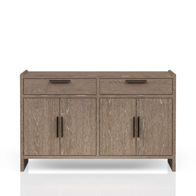 Marielle Katsikis 4-Door Wood Server, Cocoa