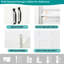 Wall-Mounted Bathroom Medicine Cabinet, 3-Level Adjustable Shelves