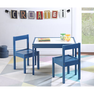 Ensemble de table et de chaises pour enfant 3 pièces Gibson