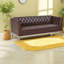 79.1 " Faux Leather Sofa-2120054396