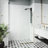 Zenith 34" W x 74" H Fixed Frameless Shower Screen with 3/8" Glass-99929942