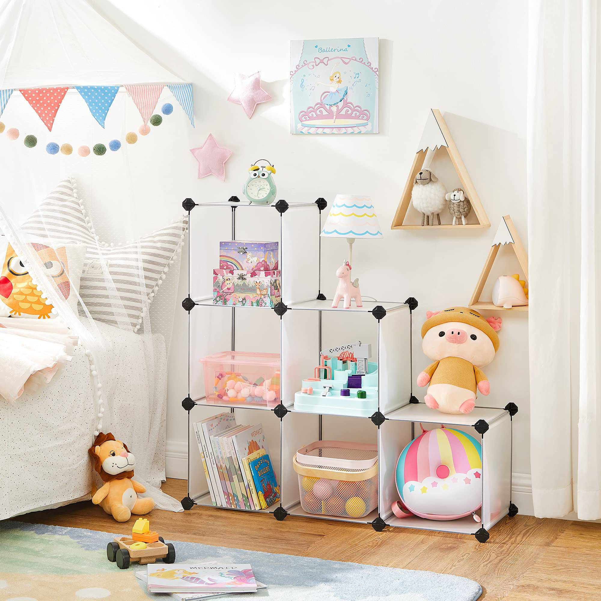 ShellKingdom 12 Cube Closet Organizer, DIY Closet Organizer