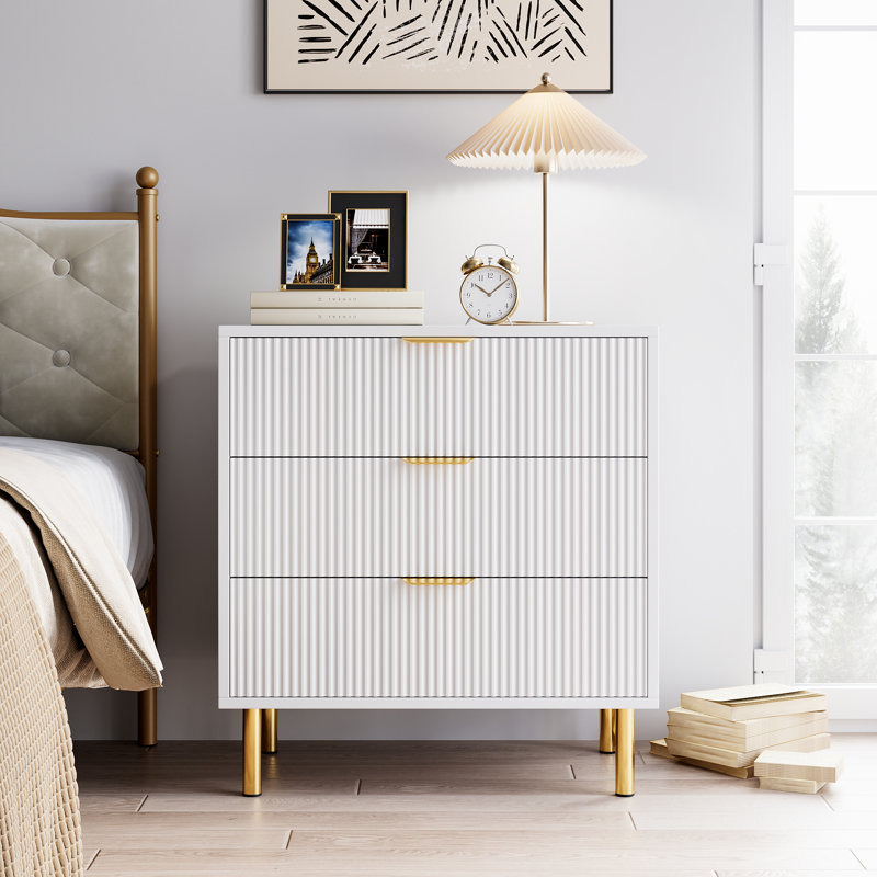 28'' W Nightstand, White