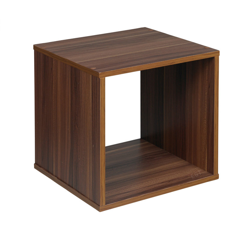 Jaylynn 26.5cm H x 30cm W Standard Bookcase, Teak