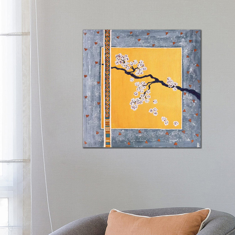 Cherry Blossoms by Berit Bredahl Nielsen - Wrapped Canvas Print, 66.04 cm H x 66.04 cm W x 1.91 cm D