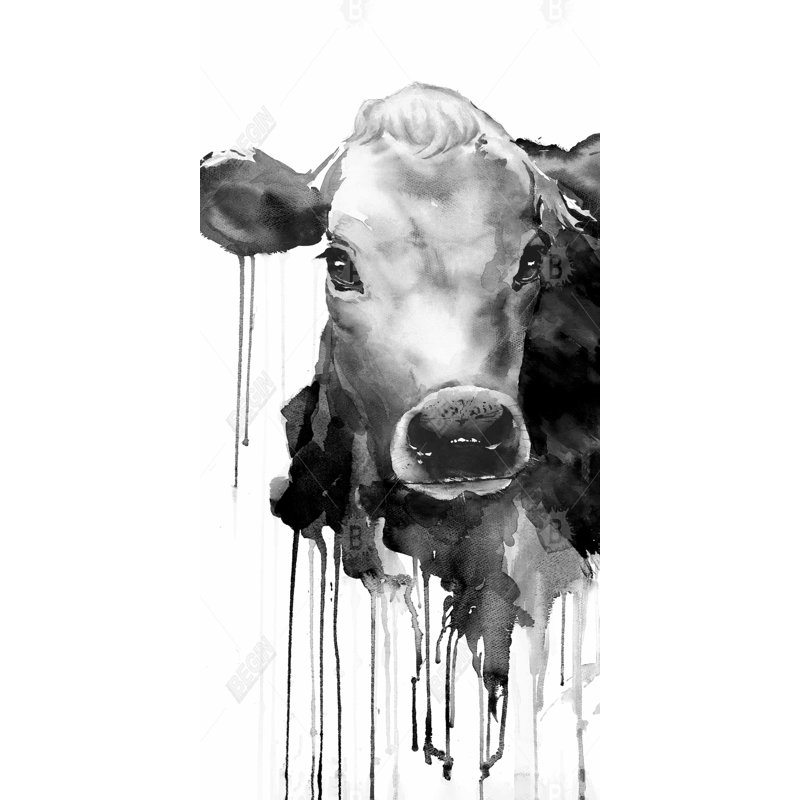 Jersey cow - 15.75"x31.50" Desk mat